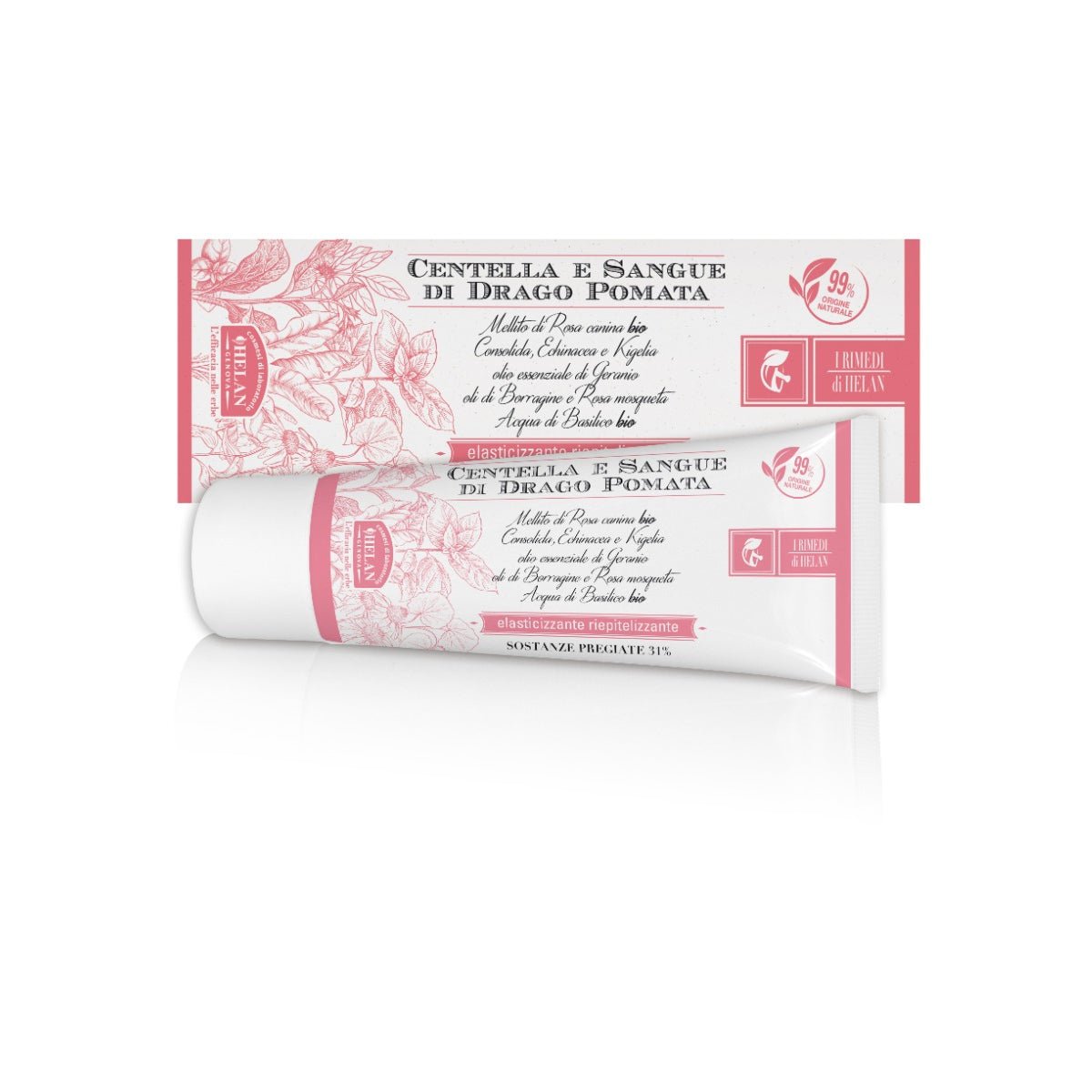 Helan, I Rimedi, Centella E Sangue Di Drago Pomata, Elasticizzante, 75 ml - Naturopatica shop & therapy