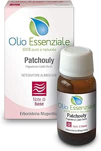 Erboristeria Magentina - Olio Essenziale Patchouly 10ml - Uso Alimentare - Naturopatica shop & therapy