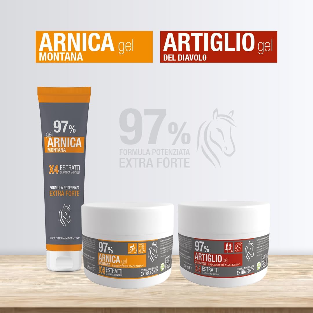 Erboristeria Magentina Gel Concentrato Arnica 97% Estratti Vegetali - 100 ml