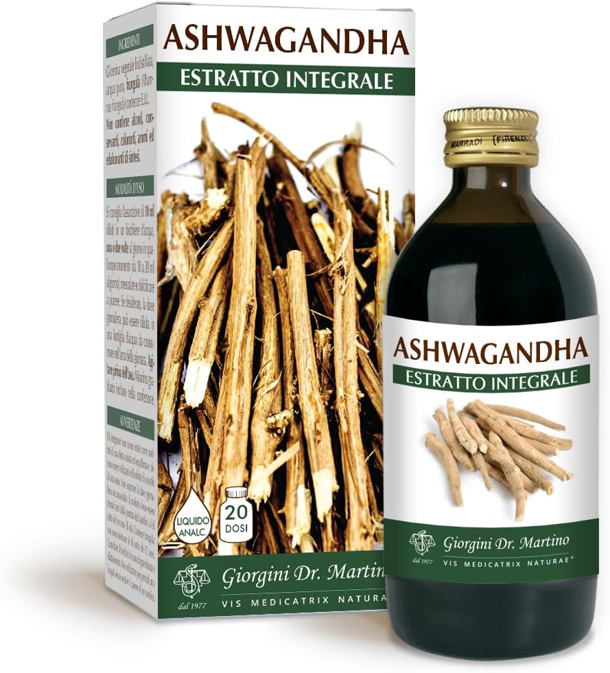 Dr Giorgini ASHWAGANDHA ESTRATTO INTEGRALE 200 ml Liquido analcoolico - Dr. Giorgini