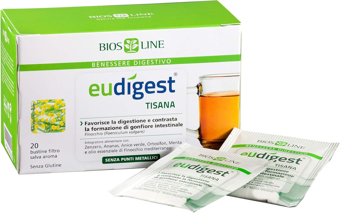EUDIGEST TISANA 20BST BIOSLINE - Naturopatica shop & therapy