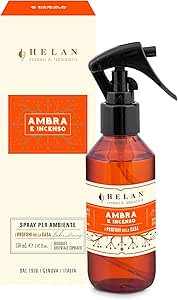 Helan Ambra e Incenso - Profumatore per Ambienti Spray 150 ml - Naturopatica shop & therapy