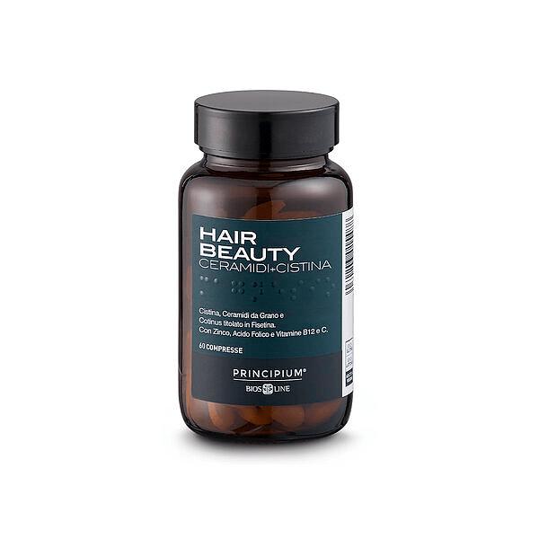 Principium Hair Beauty Ceramidi + Cistina 60 compresse - Naturopatica shop & therapy