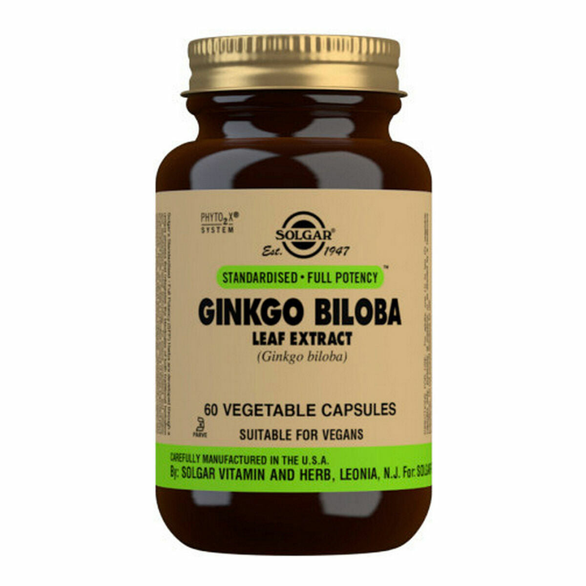 Ginkgo biloba Solgar 60 capsule vegetali