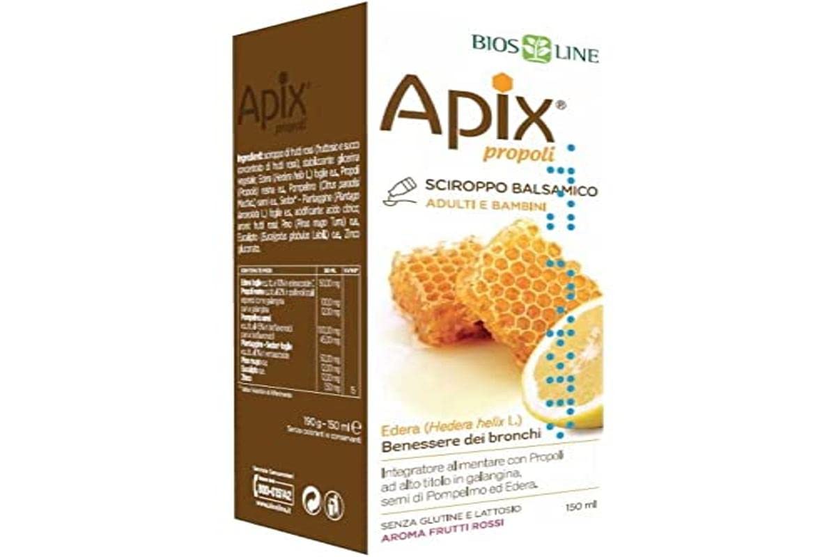 Apix Propoli Sciroppo Balsamico Senza Conservanti 150 Ml - Naturopatica shop & therapy