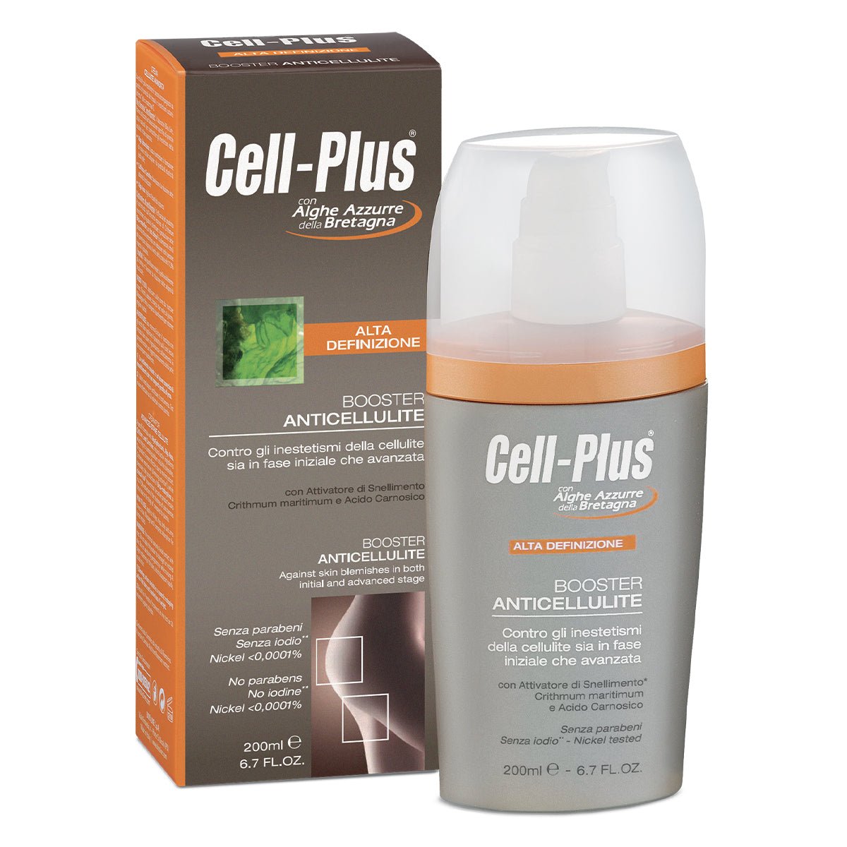 Cell - Plus MD Booster Anticellulite - Trattamento della cellulite sia in fase iniziale che avanzata, 200 ml - Naturopatica shop & therapy