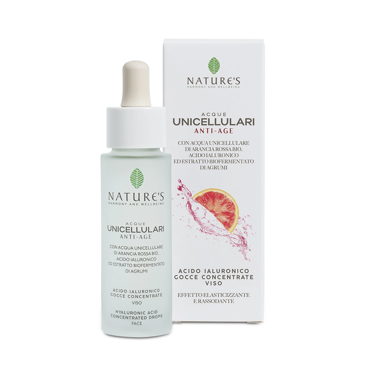 Bios Line Acque Unicell, Acido Ialuronico con Acqua Unicellulare di Arancia Rossa - 500 ml - Naturopatica shop & therapy