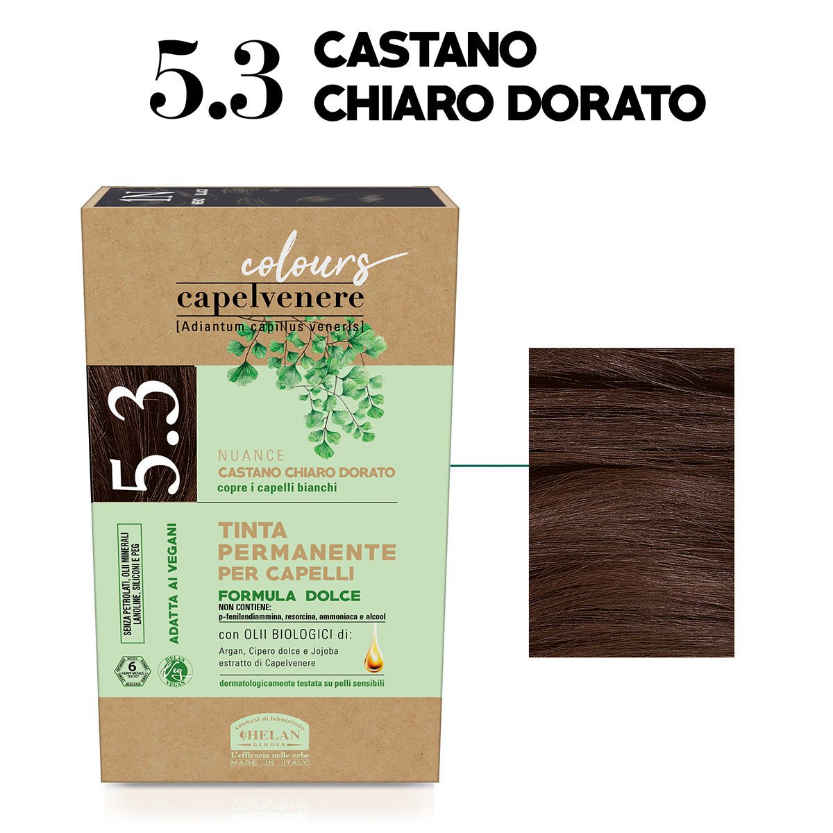 Capelvenere Colours, 5.3, Castano Chiaro Dorato - Naturopatica shop & therapy