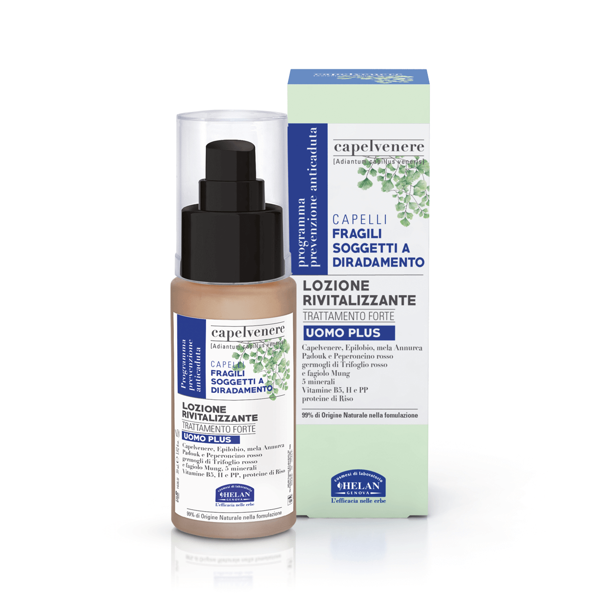 Helan - Capelvenere BioLozione Rivitalizzante Plus UOMO 30ml - Naturopatica shop & therapy