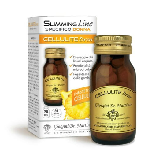 Cellulite Dren 60 Pastiglie Coadiuvante diete ipocaloriche per riduzione peso corporeo