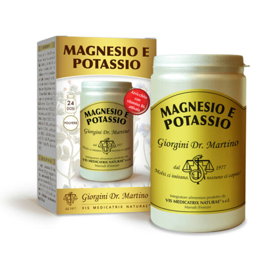 Magnesio e Potassio polvere solubile in barattolo 180g dr. Giorgini