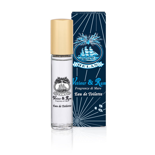 Helan Vetiver & Rum - Profumo Uomo dalle Note Speziate di Chiodi di Garofano e Pepe Nero, Eau de Parfum Uomo dalla Fragranza Agrumata Fiorita di Limone e Lavanda, Profumi Uomo Freschi Sensuali, 10 ml - Naturopatica shop & therapy