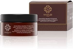 NAMALEI, Maschera Ristrutturante Argan e Avocado - Naturopatica shop & therapy
