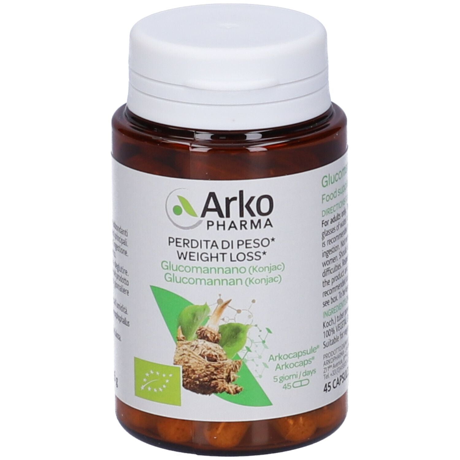 arkopharma glucomannano bio 45 capsule - Naturopatica shop & therapy
