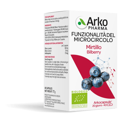 Arkopharma Mirtillo 40 capsule - Naturopatica shop & therapy