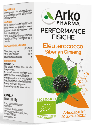 Arkopharma Eleuterococco 40 capsule - Naturopatica shop & therapy