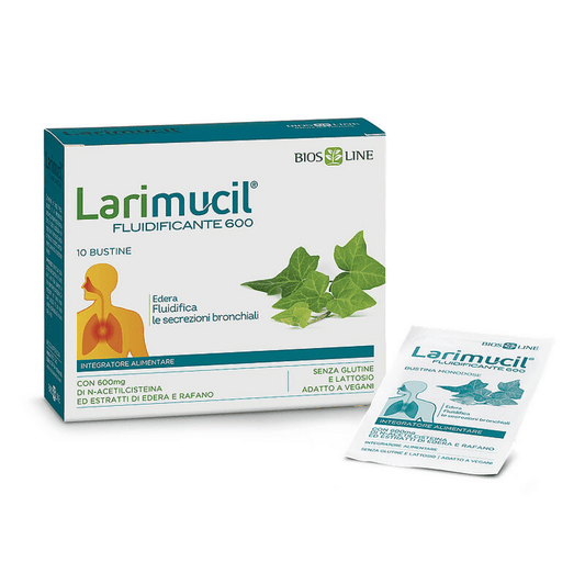 Larimucil fluidificante 600 10 bustine - Naturopatica shop & therapy