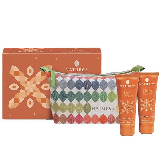 Nature's Linfa d'Acero Pochette Bagnodoccia e Crema Corpo - Naturopatica shop & therapy