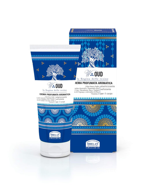 Helan, W Oud, Crema Corpo Idratante, Ricca e Vellutante, con Acidi Grassi Essenziali e Proprietà Antiossidanti, Macadamia e Vitamina E - Crema Corpo Profumata e Delicata per Pelle Morbida, 200 ml - Naturopatica shop & therapy