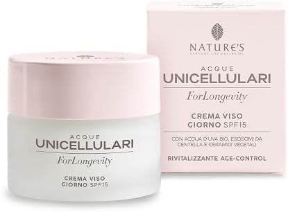 Acque Unicellulari ForLongevity Crema Viso Giorno SPF15 50 ml - Naturopatica shop & therapy