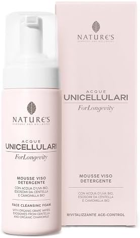 Acque Unicellulari ForLongevity Mousse Viso Detergente 150 ml - Naturopatica shop & therapy