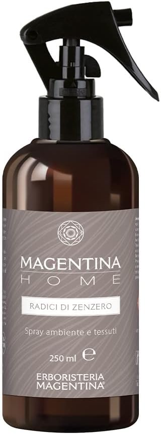 Erboristeria Magentina HOME - Profumatore Spray Ambiente e Tessuti Radici di Zenzero 250ml