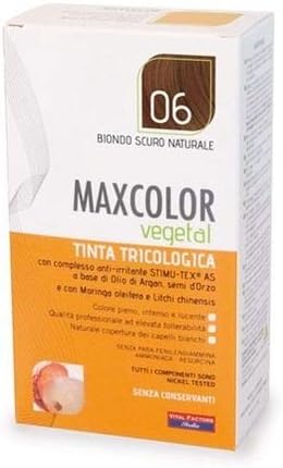 Vital Factors Italia 831 Maxcolor Vegetal Tita Tricologica 6, Biondo Scuro Naturale, 140 ml