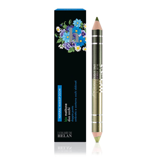 Helan - Bio Matitone Duo Occhi Doppia punta - Verde Muschio Giada - Naturopatica shop & therapy
