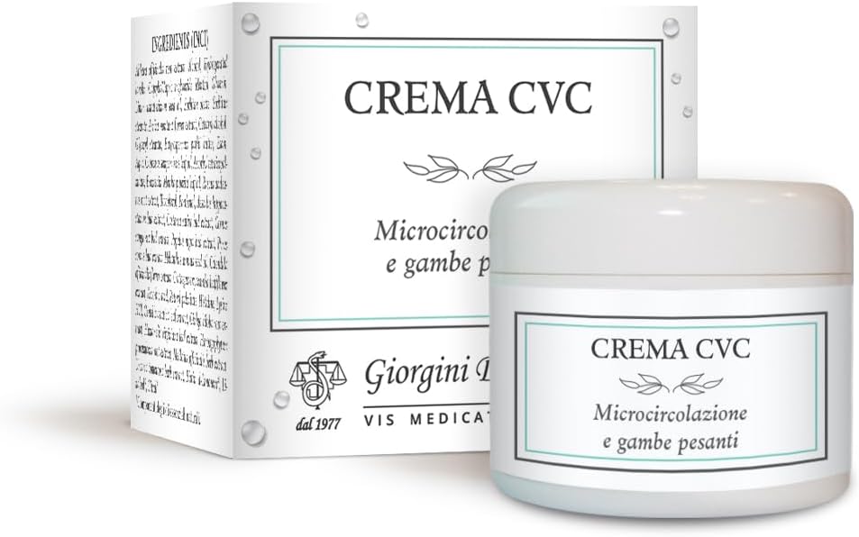 CREMA CVC - 50 ml (crema corpo con estratti vegetali ed oli essenziali naturali e utile per riattivare la microcircolazione)