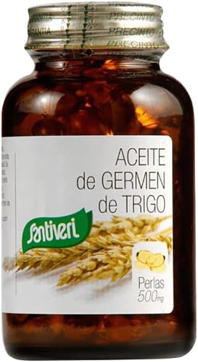 Santiveri - Grano Germe Olio Cibo Supplemento 500mg Perle - 120 Perle