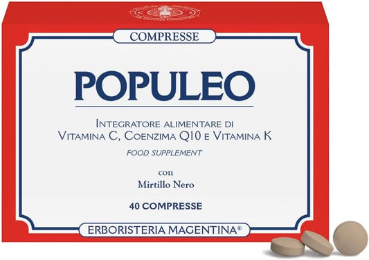 Erboristeria Magentina Populeo 40 Compresse - Integratore Alimentare