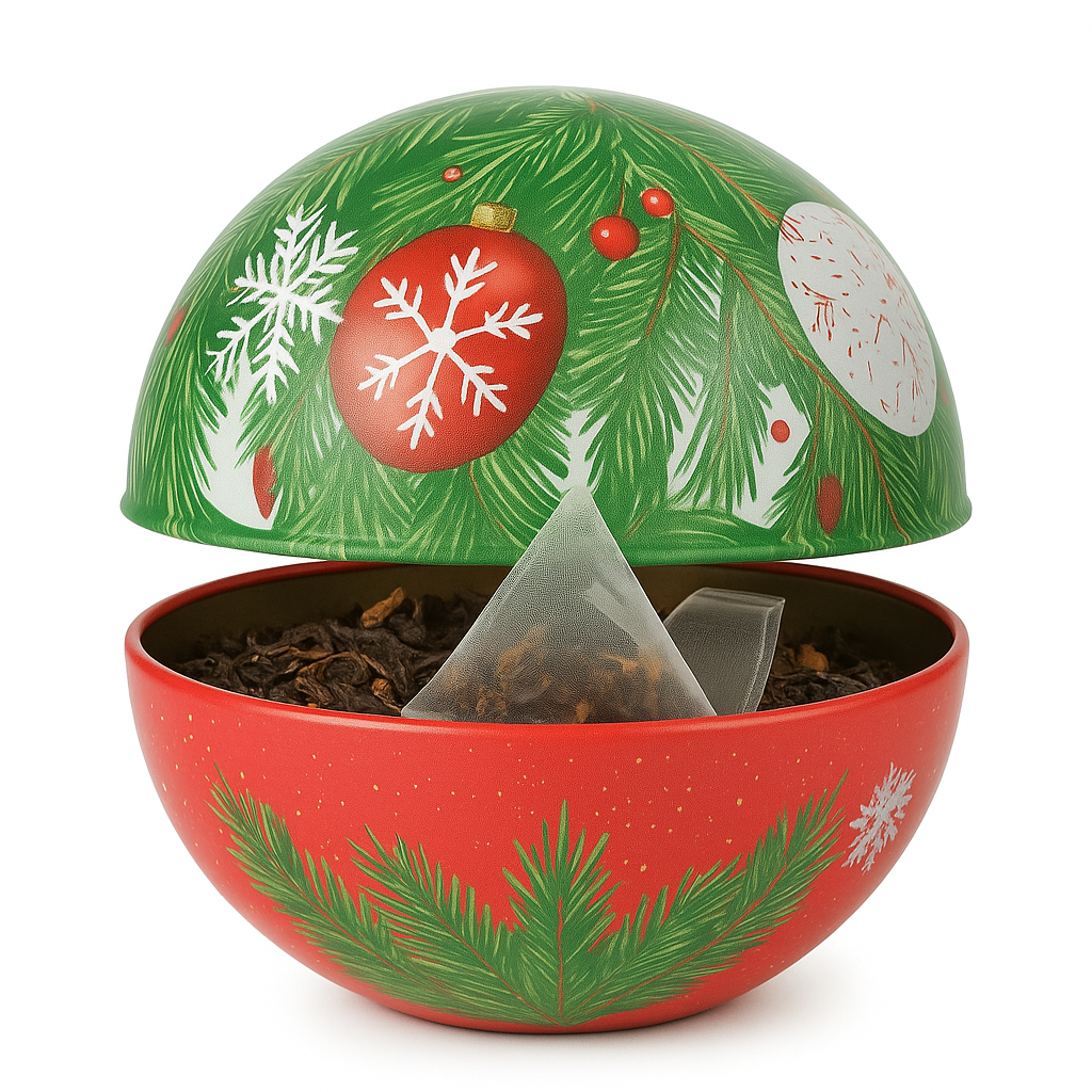 Tè dell’Aviatore – Edizione Natale (pallina decorativa in latta) 10 filtri piramidali
