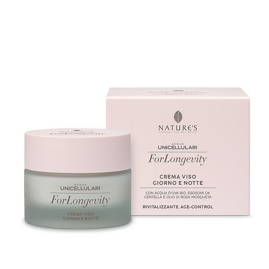 Kit Viso Giorno e Notte ForLongevity Acque Unicellulari Nature's Bios Line + Gua Sha in Omaggio