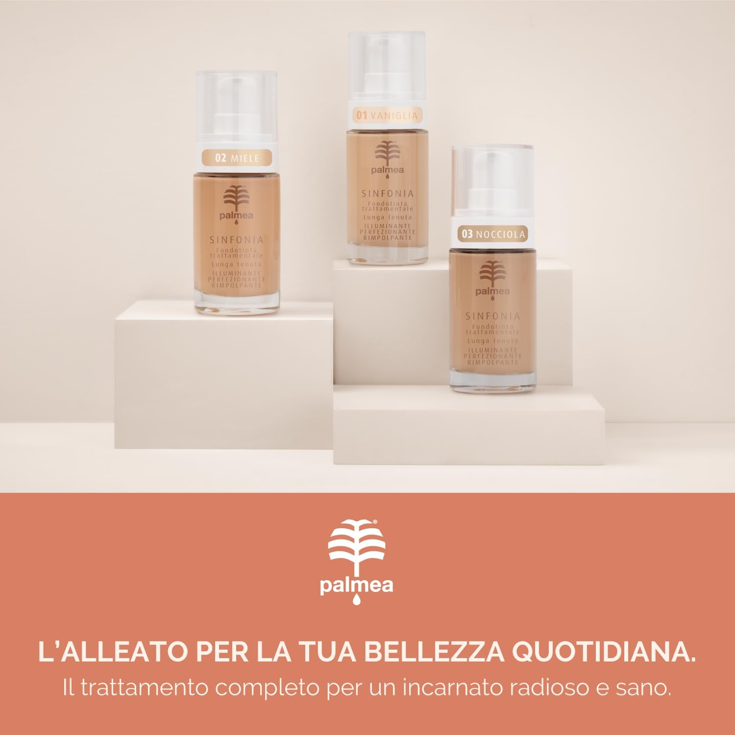 Sinfonia Fondotinta trattamentale (01 Vaniglia)