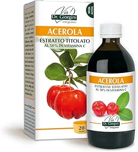 ACEROLA ESTRATTO TITOLATO - 200 ml liquido analcoolico
