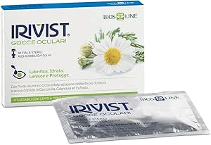BIOS LINE Irivist® Gocce Oculari Monodose, Dispositivo Medico CE 0373 che Lubrifica, Idrata, Lenisce e Protegge, 10 Fiale Sterili Richiudibili da 0,5 m