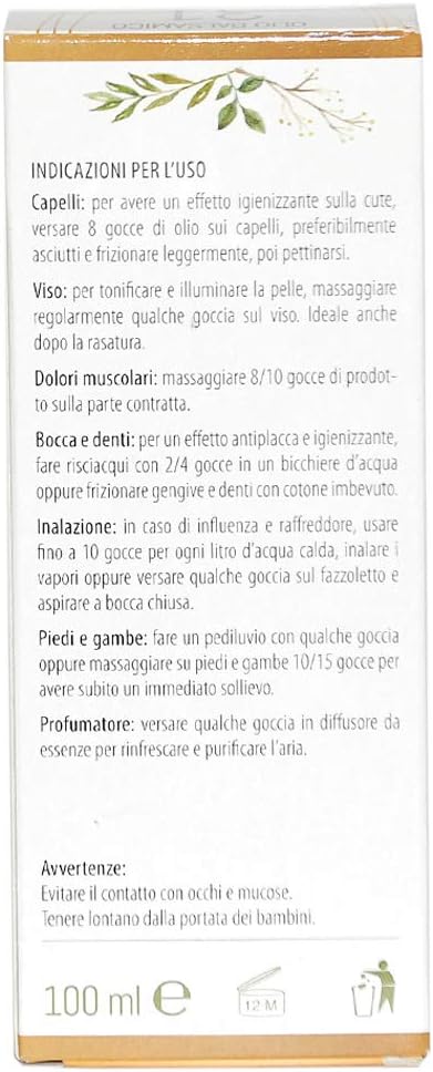 Olio Balsamico 31 Essenze Naturali 100 Milliliter - Naturetica