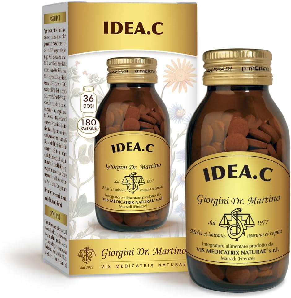 Dr Giorgini Idea.C - difese immuniarie - Iodio, Vitamina D, E, A e C - 180 pastiglie