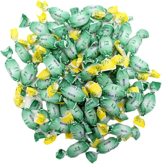 Leonsnella - Caramelle Senza Zucchero alla menta Confezione da 500 - Naturopatica shop & therapy