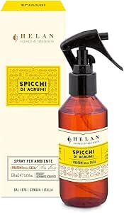 Helan Spicchi di Agrumi - Profumatore per Ambienti, Profumo Ambiente Spray con Arancia Dolce dalle Note Agrumate e Acquatiche - Idee Regalo Deodorante e Profumatori Ambiente, 150 ml - Made in Italy - Naturopatica shop & therapy