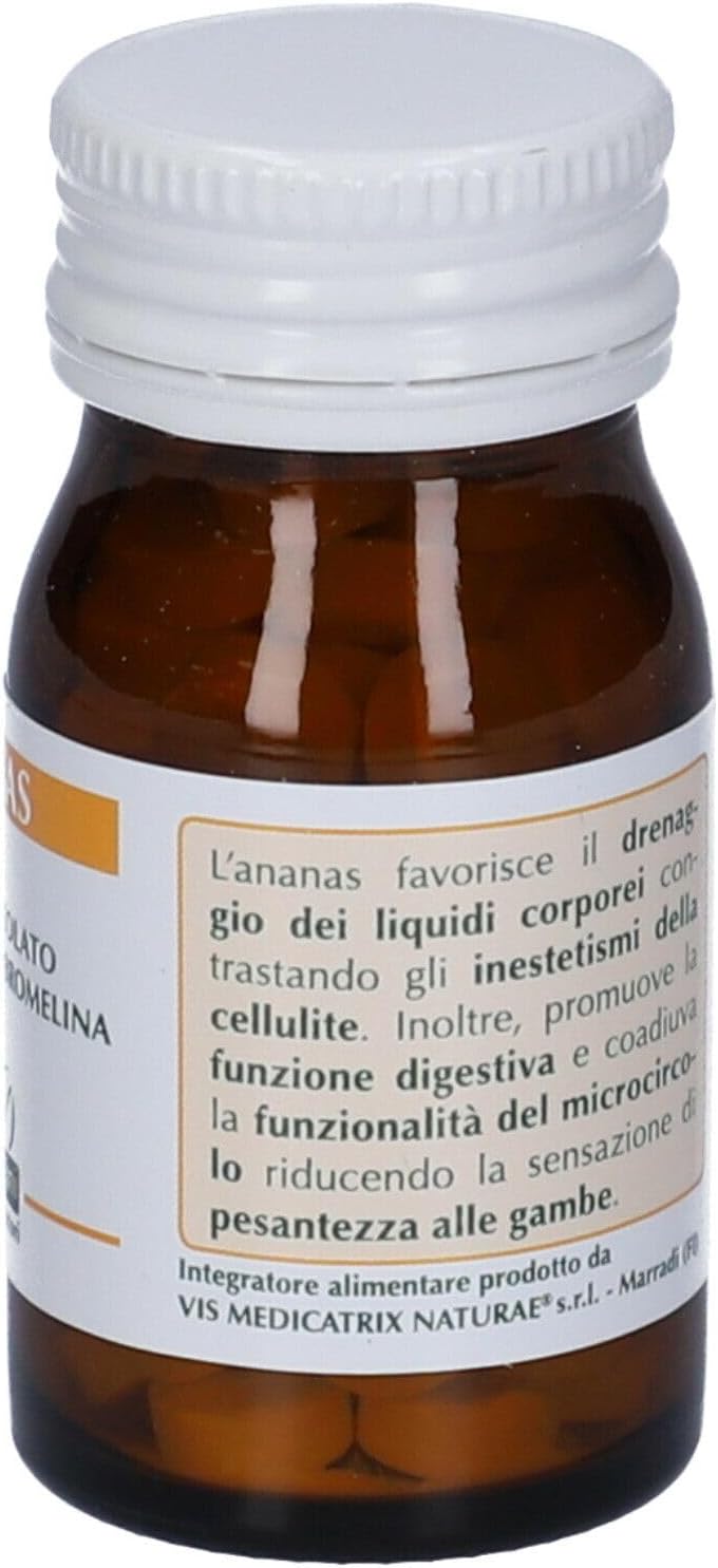 Dr Giorgini ANANAS ESTRATTO TITOLATO A 2500 2500 gdu/g In BROMELINA Pastiglie - 30 g (30 dosi da 2 pastiglie)