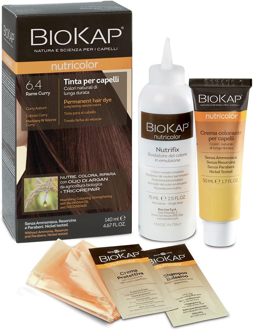 BIOKAP Nutricolor 6.4 rame curry 140ml