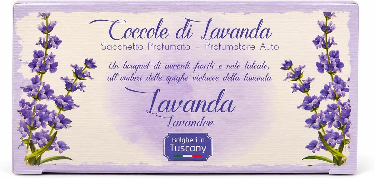 Coccole di Lavanda Sacchetto Profumato alla Lavanda con Profumatore Auto
