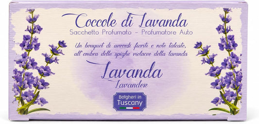 Coccole di Lavanda Sacchetto Profumato alla Lavanda con Profumatore Auto