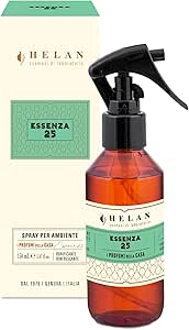 Helan Essenza 25 - Profumatore per Ambienti, Auto e Umidificatore con Oli Essenziali, Profumo Ambiente Spray 100% Naturale Olio Essenziale Lavanda e Rosmarino, Profumatori Ambiente 150ml Made in Italy