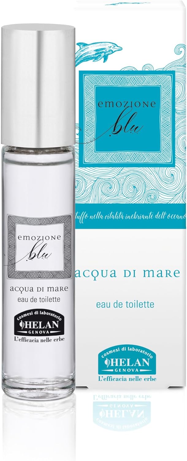Helan Emozione Blu - Profumo Uomo Fresco e Leggero con Note Effervescenti di Limone, Bergamotto e Eucalipto, Eau de Parfum Uomo dalla Fragranza Fiorita, Marina e Legnosa, Profumi Uomo Frizzanti 10 ml - Naturopatica shop & therapy