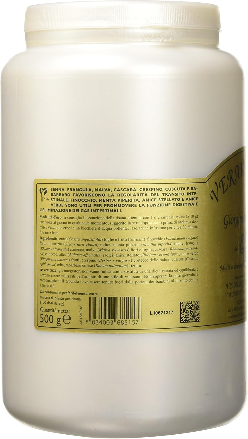 Dr. Giorgini Integratore Alimentare, Veravis Tisana Erbe Taglio Tisana - 500 g