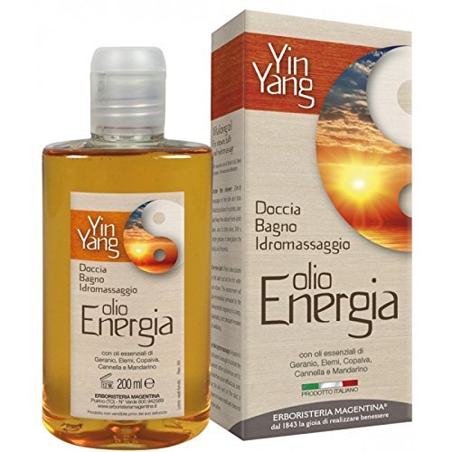 Erboristeria Magentina Olio Energia Yin Yang Geranio, Elemi, Copaiva, Cannella, Mandarino Unisex Adulti, Benessere, Attivi, Naturali - Naturopatica shop & therapy