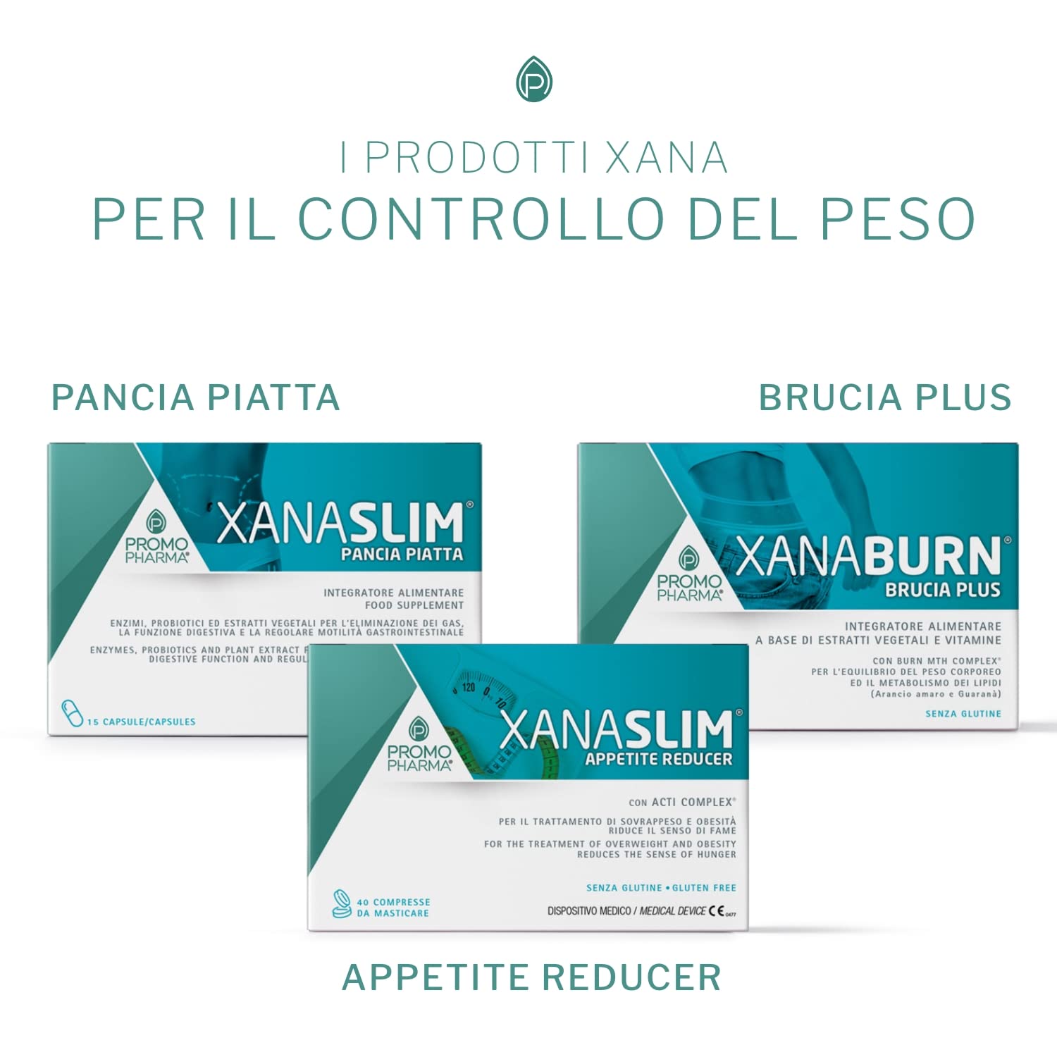 Xanaburn Brucia - Integratore Alimentare - Con arancio amaro e guaranà - per il controllo del peso e il drenaggio dei liquidi - 20 cpr - Naturopatica shop & therapy
