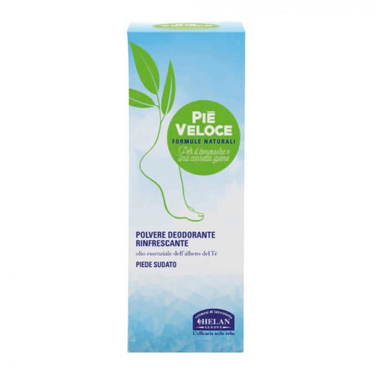 Helan - Pie' Veloce Polvere Deodorante Rinfrescante 75g - Naturopatica shop & therapy